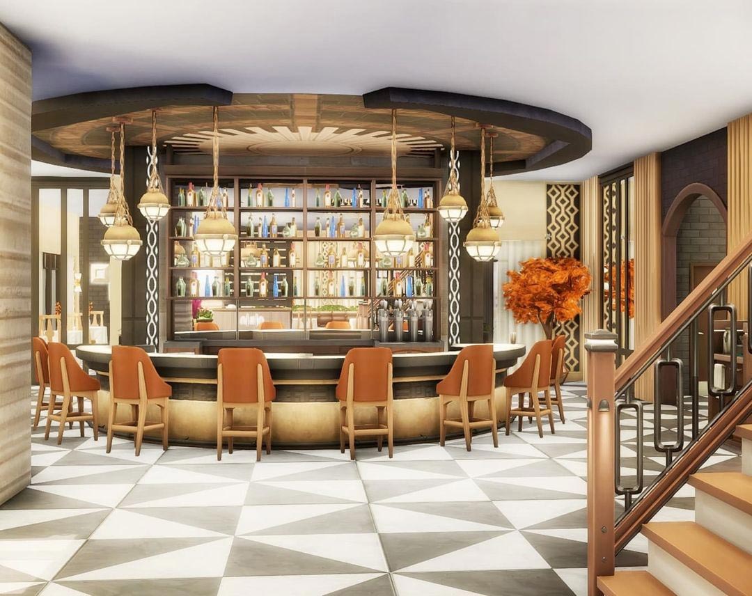 The Sims 4 Gourmet Restaurant Community Lot