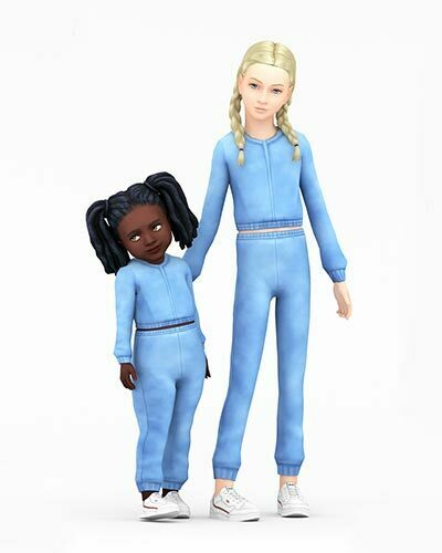 The Sims 4 child track suit