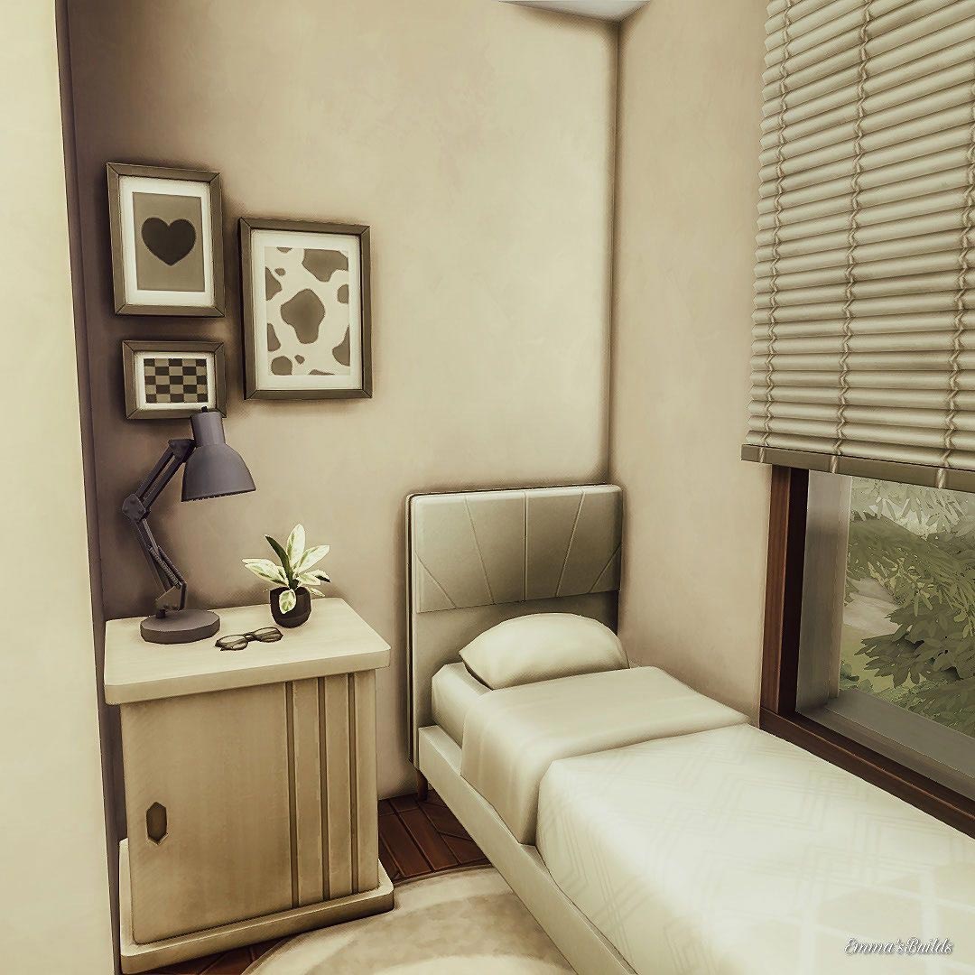 The Sims 4 Modern Lake House Bedroom