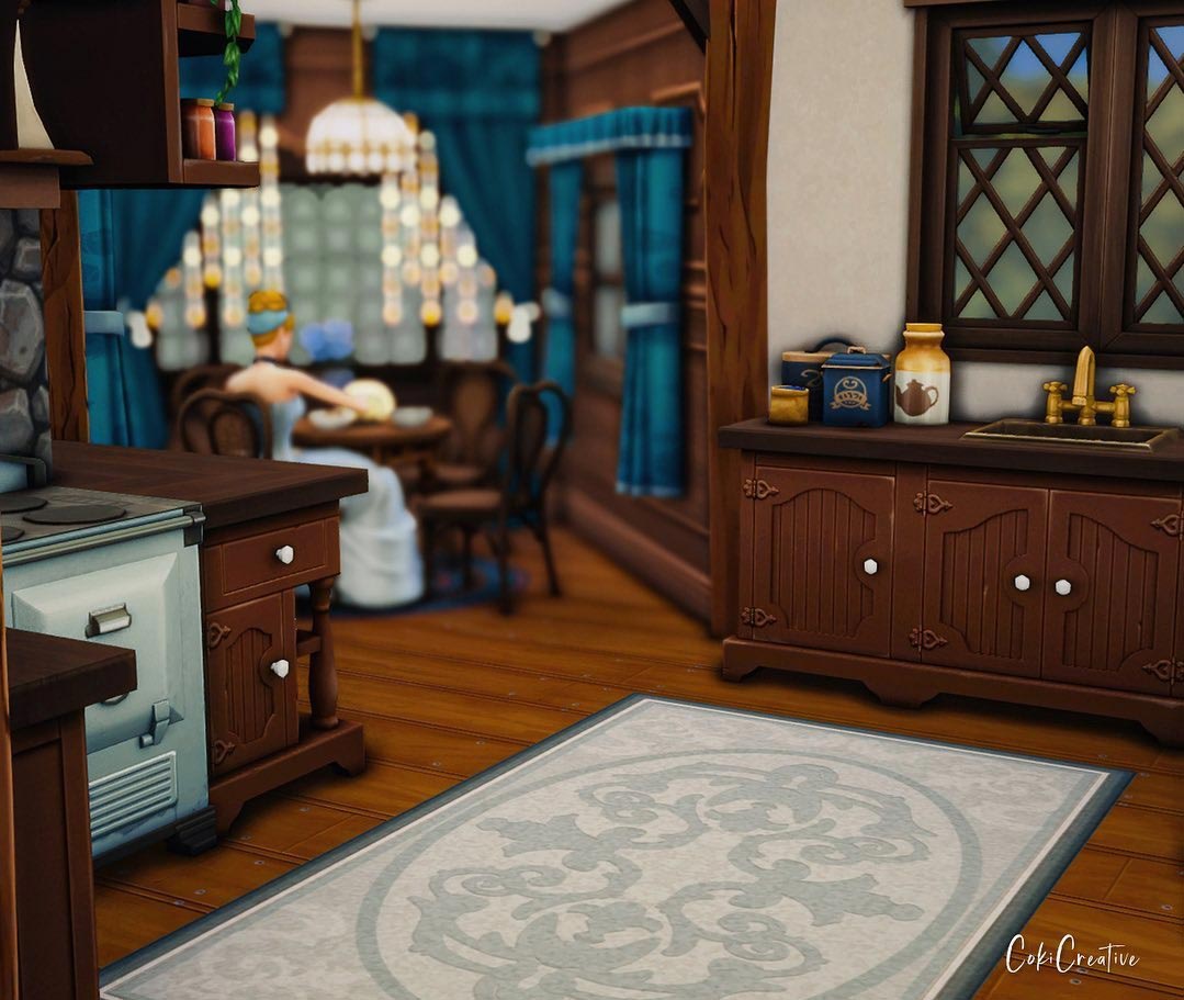 The Sims 4 Rowena Ravenclaw Home Kitchen