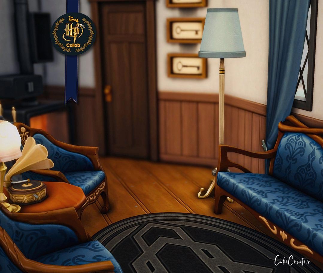 The Sims 4 Rowena Ravenclaw Home Livingroom