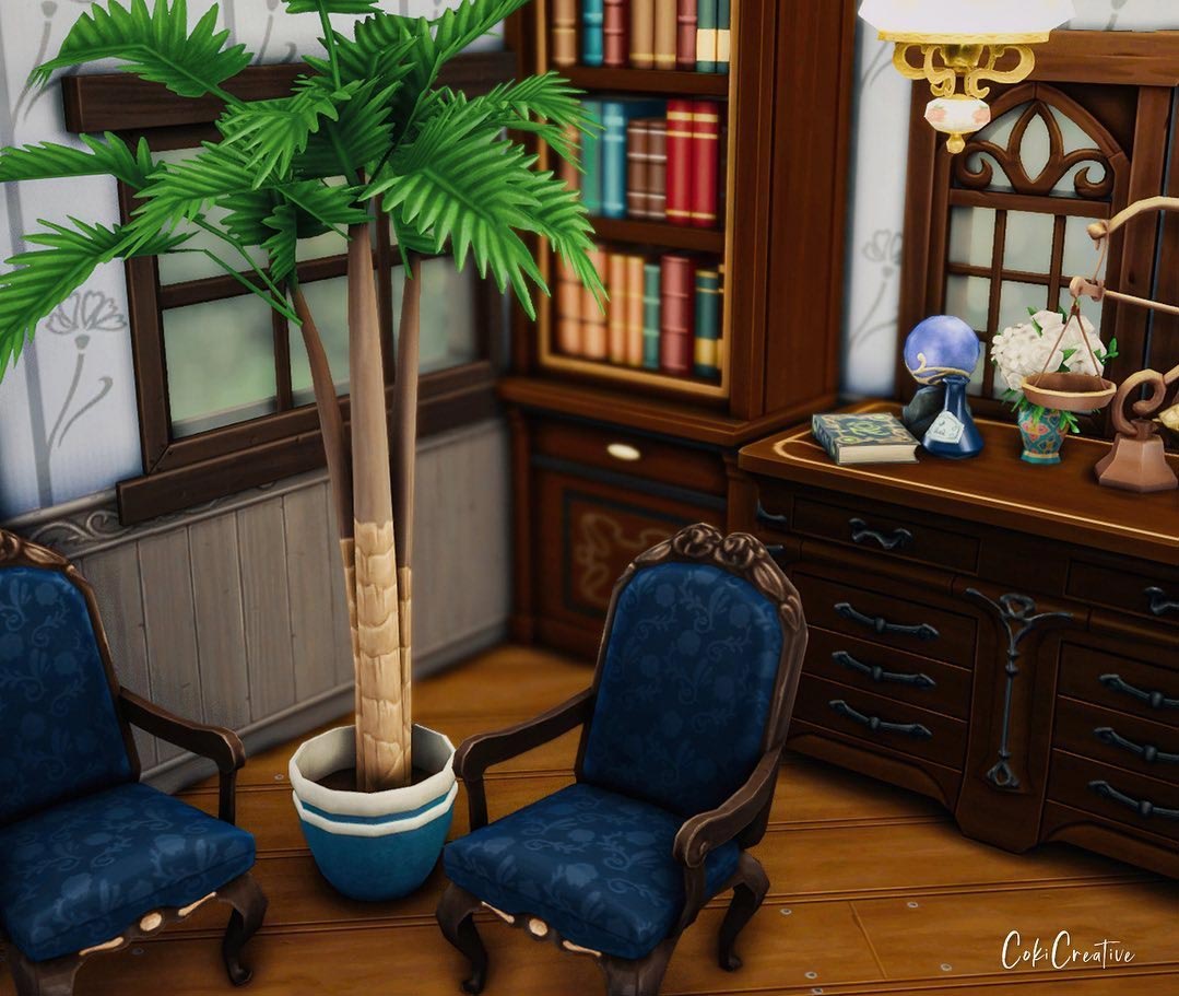 The Sims 4 Rowena Ravenclaw Home Livingroom