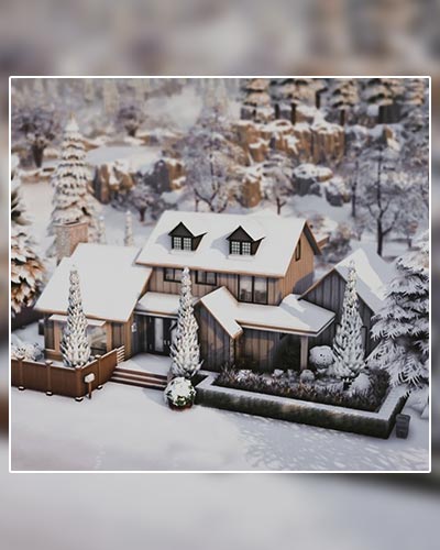The Sims 4 Winter Dream House