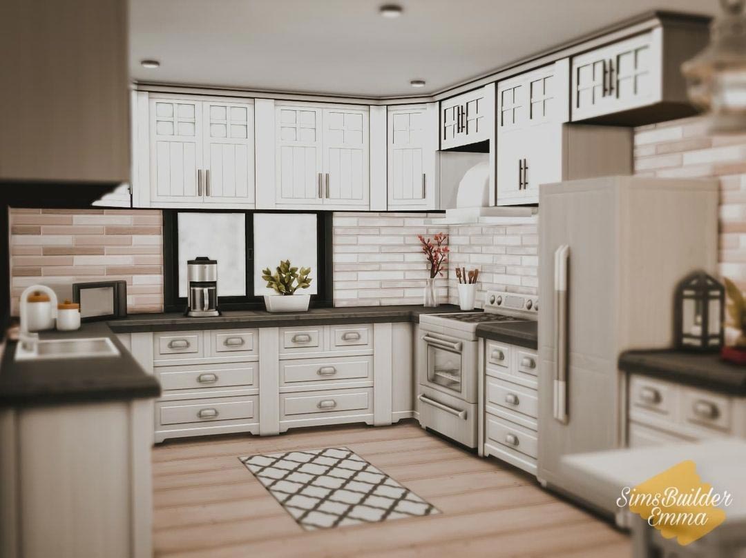 The Sims 4 Winter Dream House Kitchen