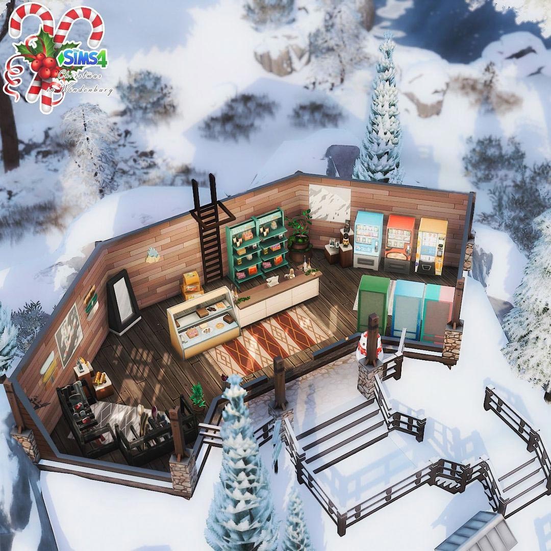 The Sims 4 Hillside Supply Shop Floor Plan