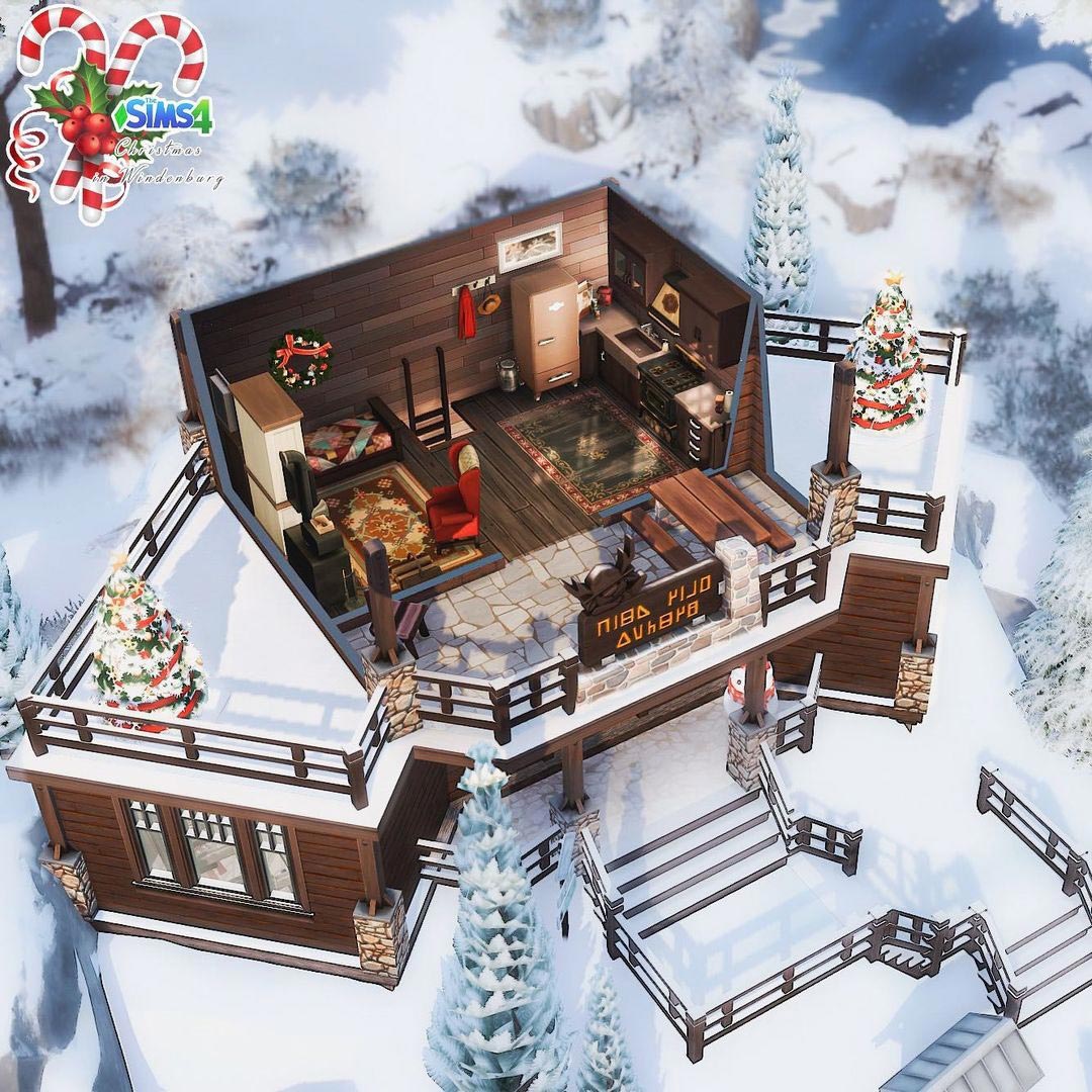 The Sims 4 Hillside Supply Shop Floor Plan