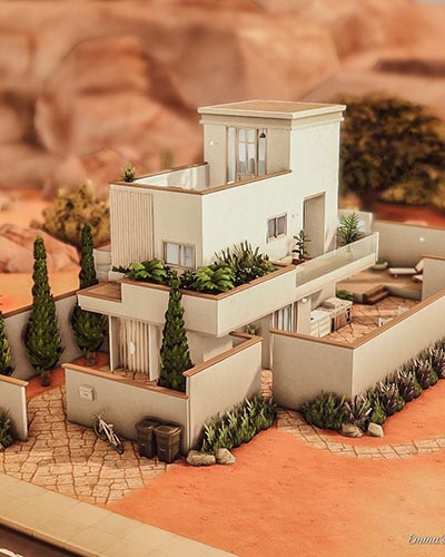 The Sims 4 Modern Desert Home