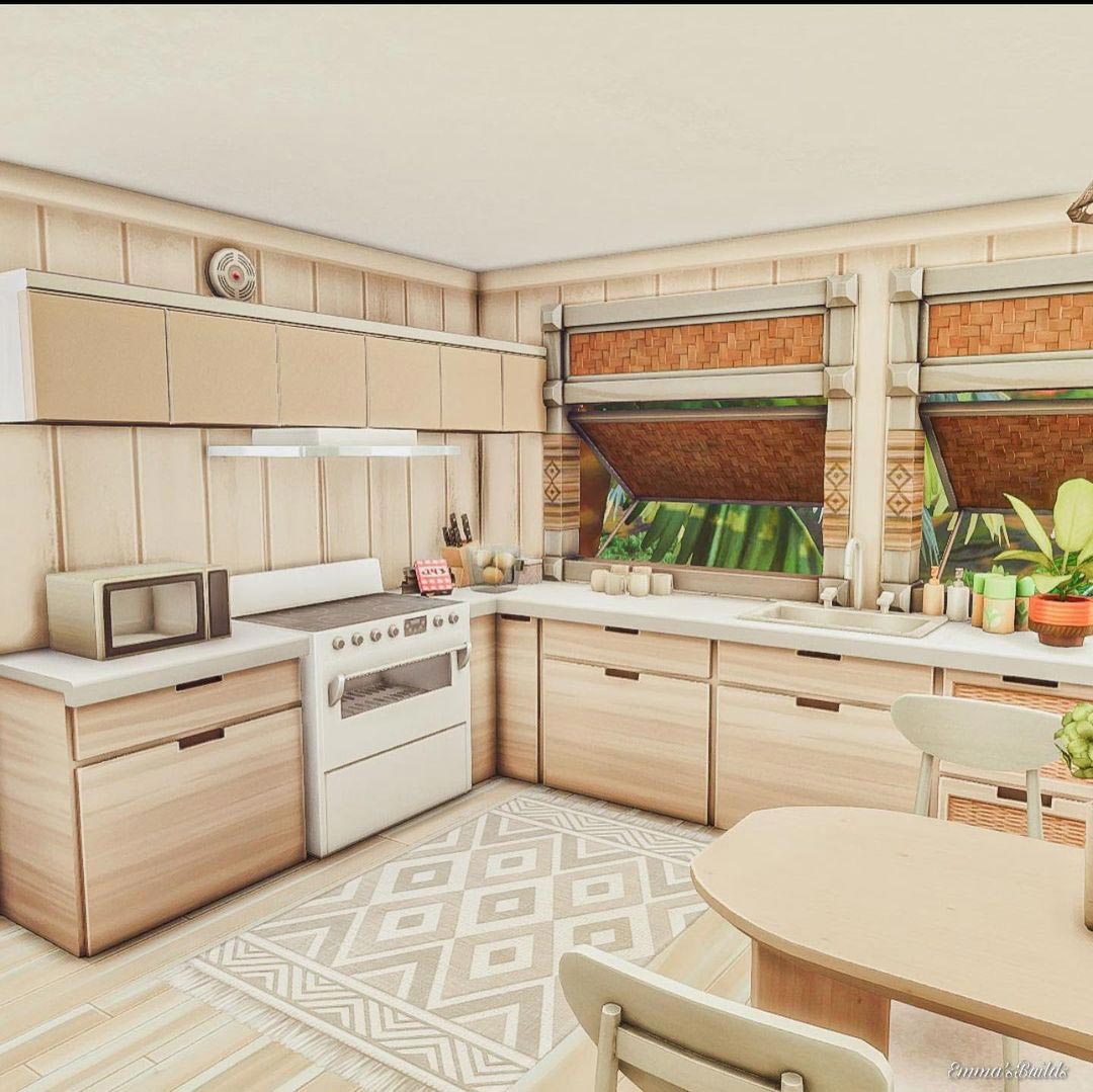 The Sims 4 Point View Island Kitchen