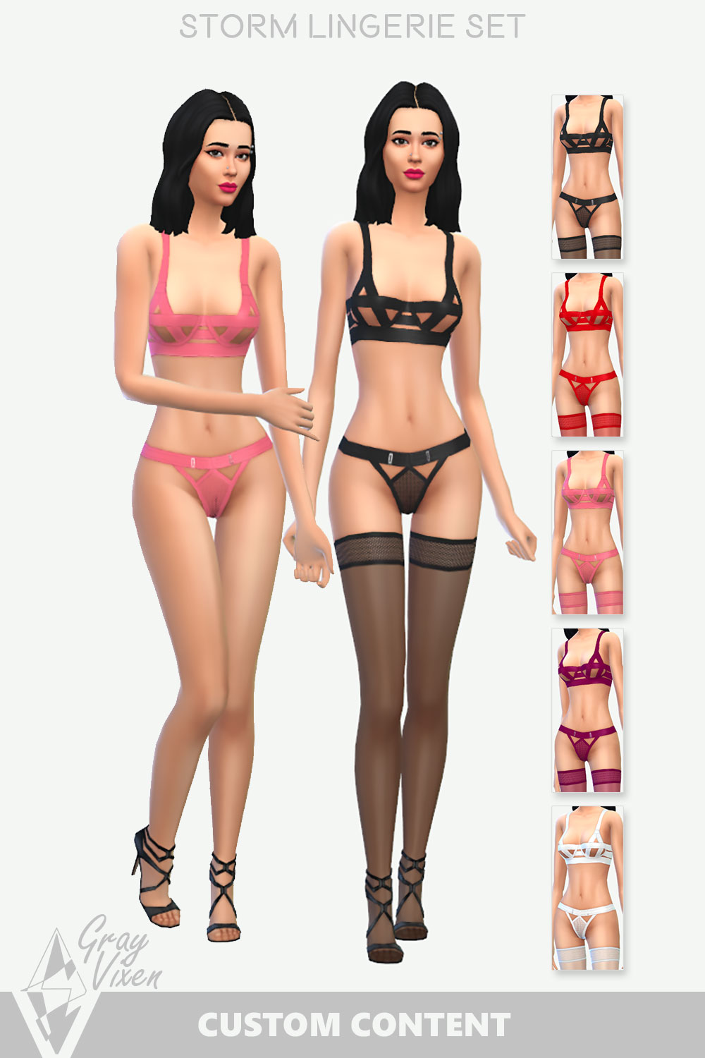 The Sims 4 Sexy Lingerie Custom Content