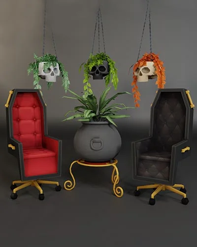The Sims 4 Haunted Deco
