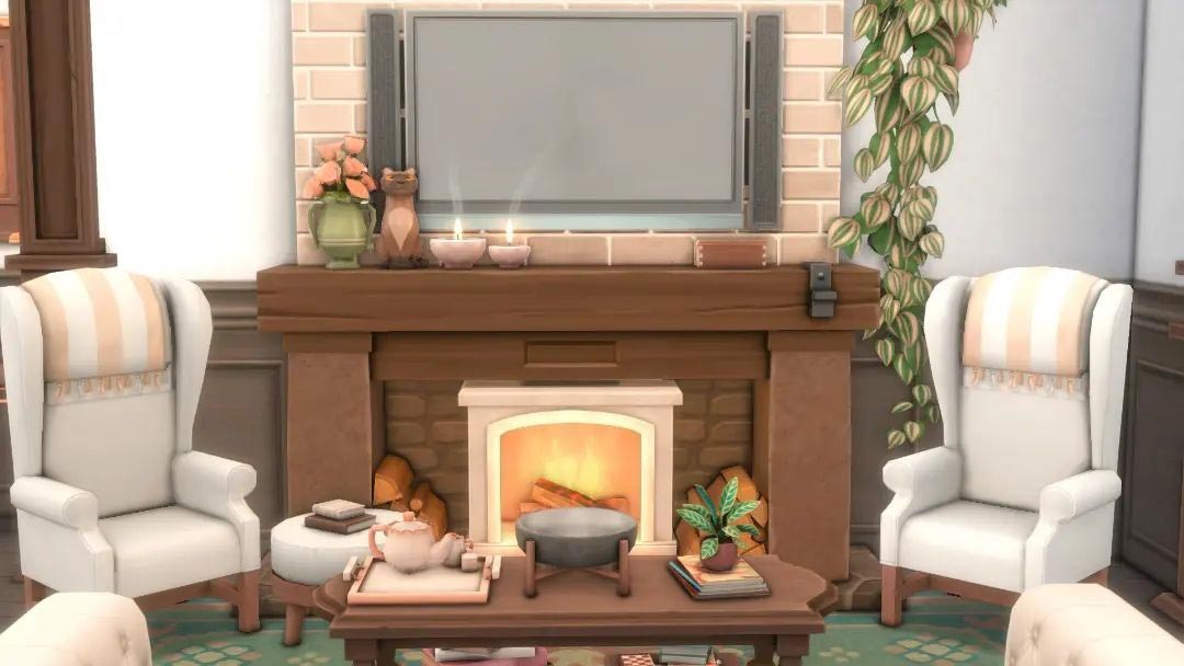 The Sims 4 Tartosa Mansion Livingroom