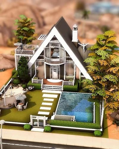 The Sims 4 A Frame House