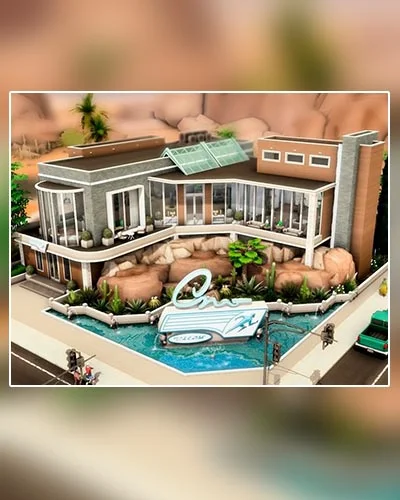 The Sims 4 GYM Academia Moderna