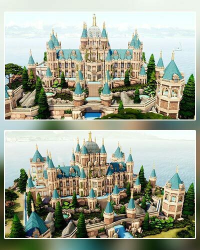 The Sims 4 Luxury Castle