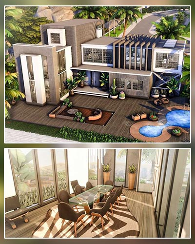 The Sims 4 Modern Mansion