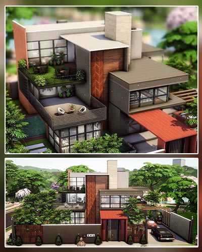The Sims 4 Modern Designed Mansion