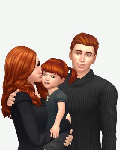 The Sims 4 James Family Household