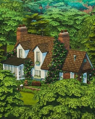 The Sims 4 English Family Cottage