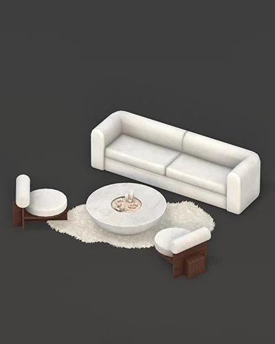 The Sims 4 Living Set CC
