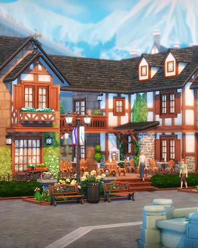 The Sims 4 Clubhouse Café