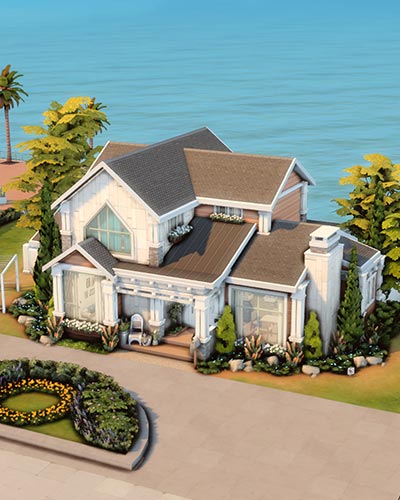 The Sims 4 Modern Craftsman House