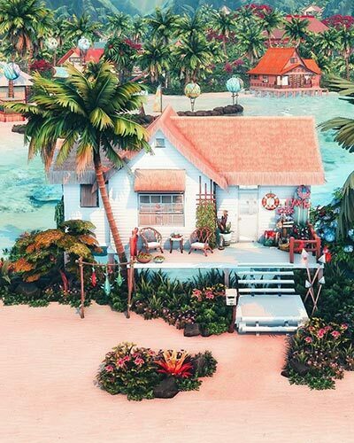 The Sims 4 Tiny Beach House