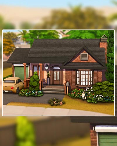 The Sims 4 20k Base Game Starter Home