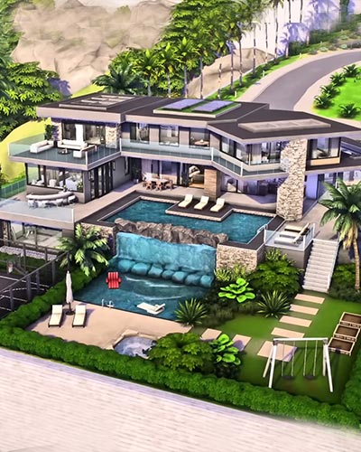 The Sims 4 Beverly Hills Home