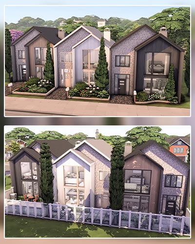 The Sims 4 For Rent Base Game Townhouses