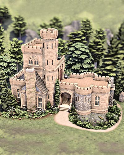 The Sims 4 Small Castle
