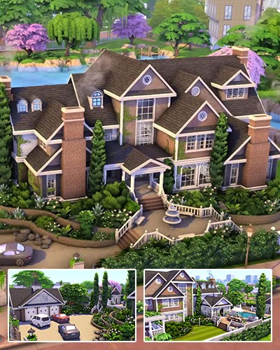 The Sims 4 Huge Family Mansion