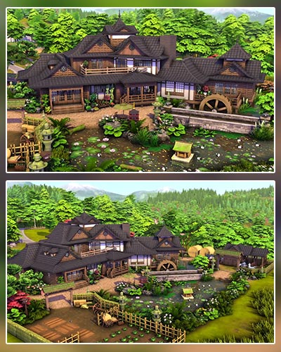 The Sims 4 Japanese Farmhouse