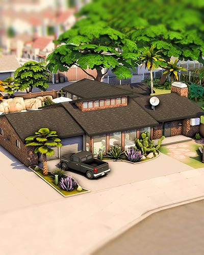 The Sims 4 Retro Family Home