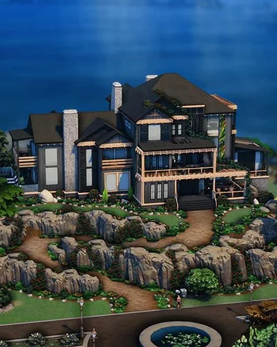 The Sims 4 Dark Mansion