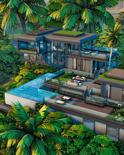 The Sims 4 Dina Mansion