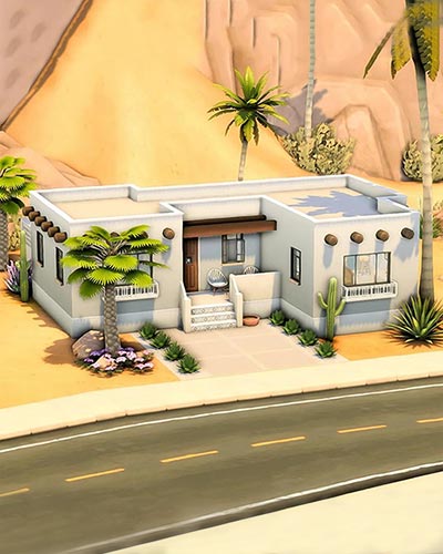 The Sims 4 Adobe Budget Home