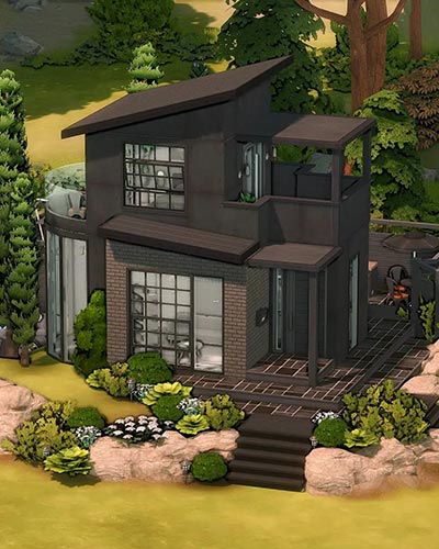 The Sims 4 Black House