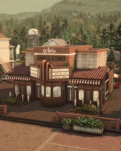 The Sims 4 Copperdale Cinema