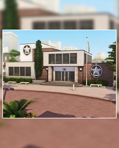 The Sims 4 Modern Police Station