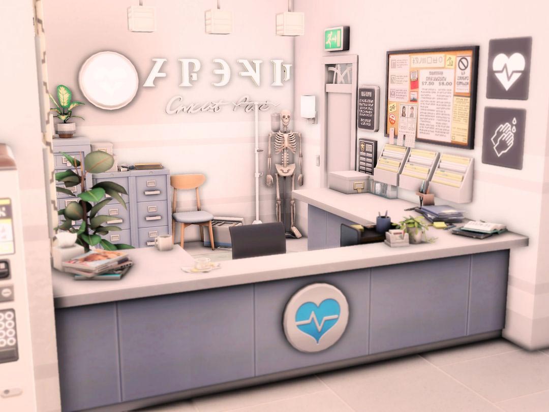 The Sims 4 Willow Creek Hospital   The Sims 4 Willow Creek Hospital 03 Asimsa04 