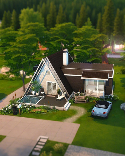 The Sims 4 Base Game Starter Home