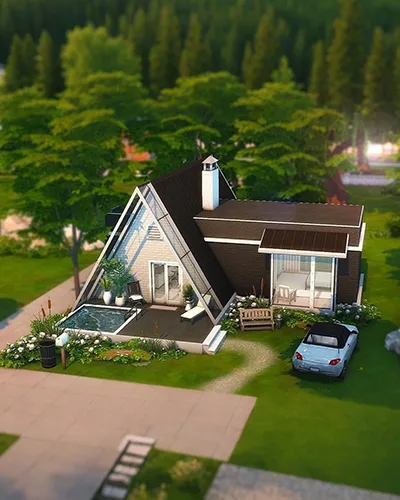 The Sims 4 Base Game Starter Home