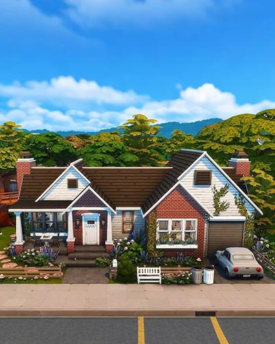 The Sims 4 One Storey Family House