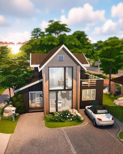 The Sims 4 Base Game Starter Home