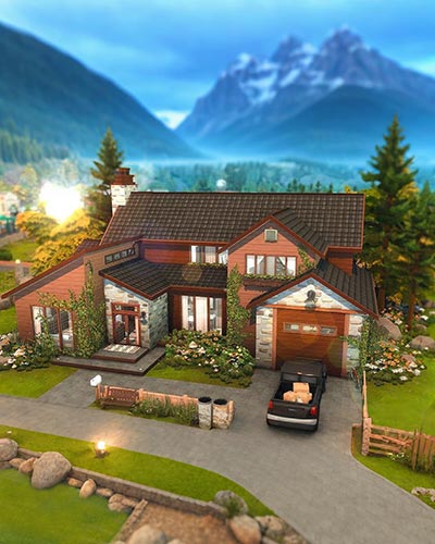 The Sims 4 Large 8 Sim Family Home