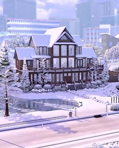 The Sims 4 Cosy Winter Home