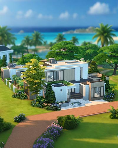 The Sims 4 Modern Base Game Home