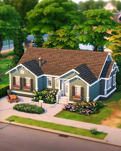 The Sims 4 Base Game Family Home