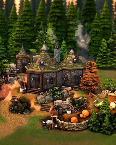 The Sims 4 Hagrid's Hut