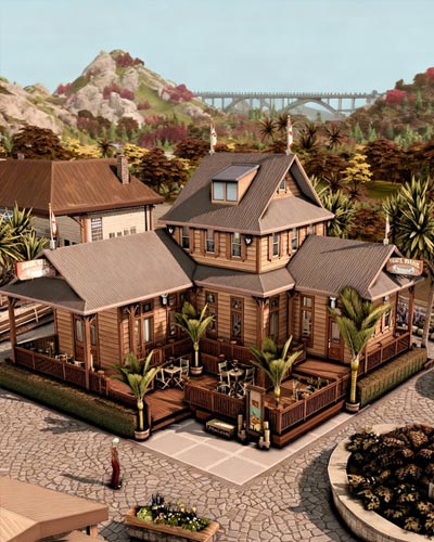 The Sims 4 Lounge Gibbi Point